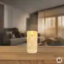 Bild 1 von LED-Echtwachskerze mit Timer, Ø ca. 7,5 cm, Höhe ca. 15 cm