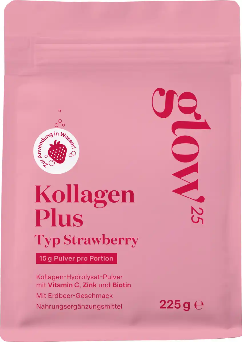 Bild 1 von Glow25 Kollagenpulver Plus Typ Strawberry