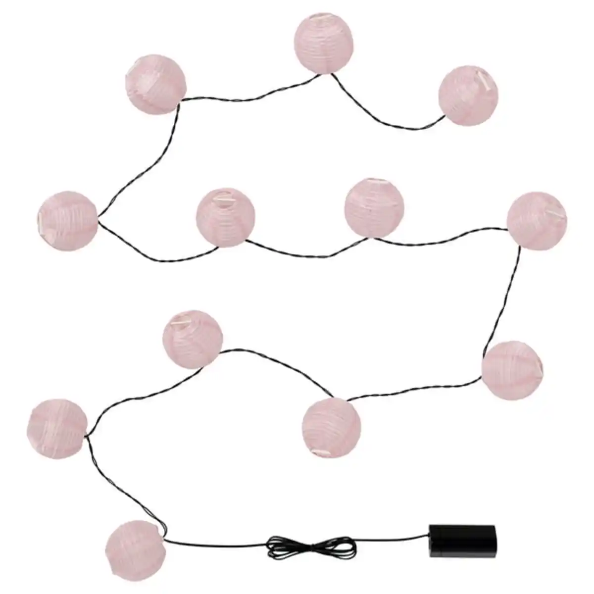 Bild 1 von SOLVINDEN Lichterkette (12), LED, batteriebetrieben rosa