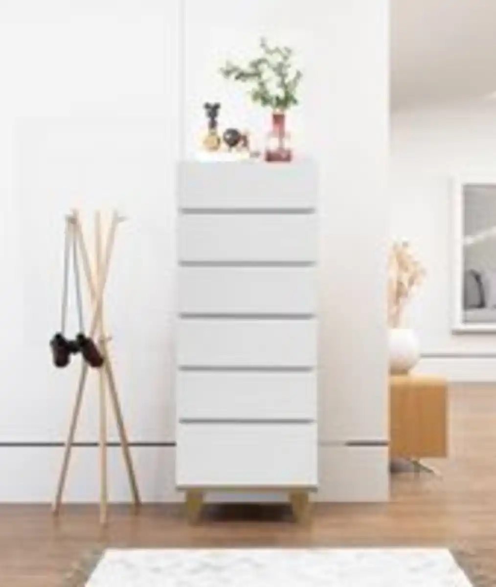 Bild 3 von Better Home Kommode mit 6 Schubladen, ca. 48 x 39,5 x 134,3 cm