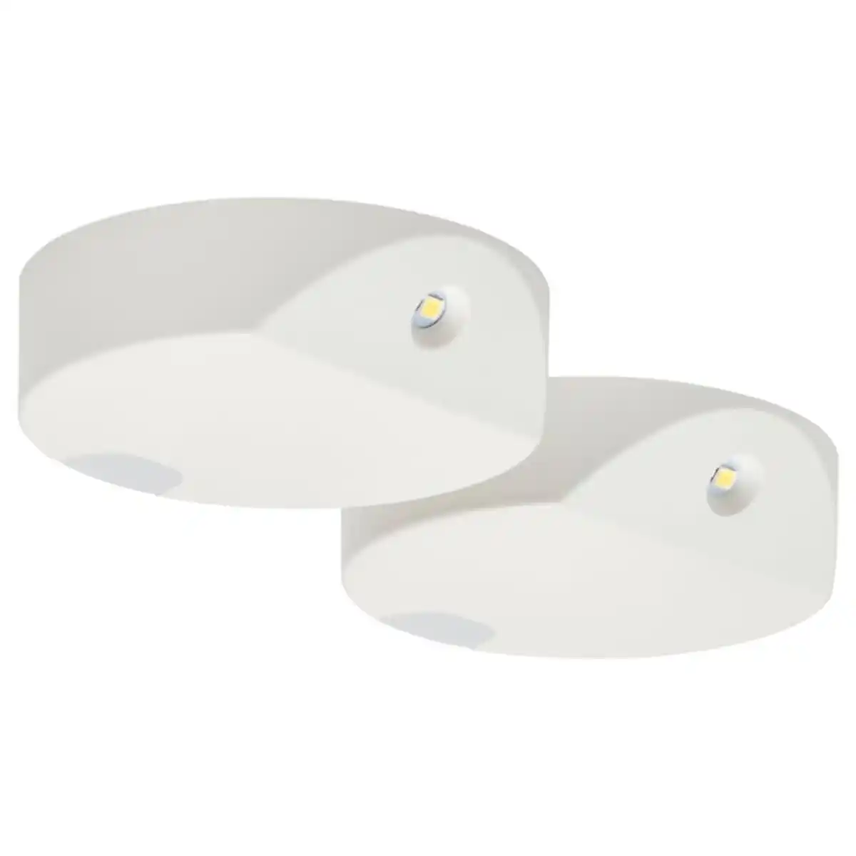 Bild 1 von GÖMPYSSLING LED-Beleuchtung mit Sensor, weiß/batteriebetrieben, 7 cm