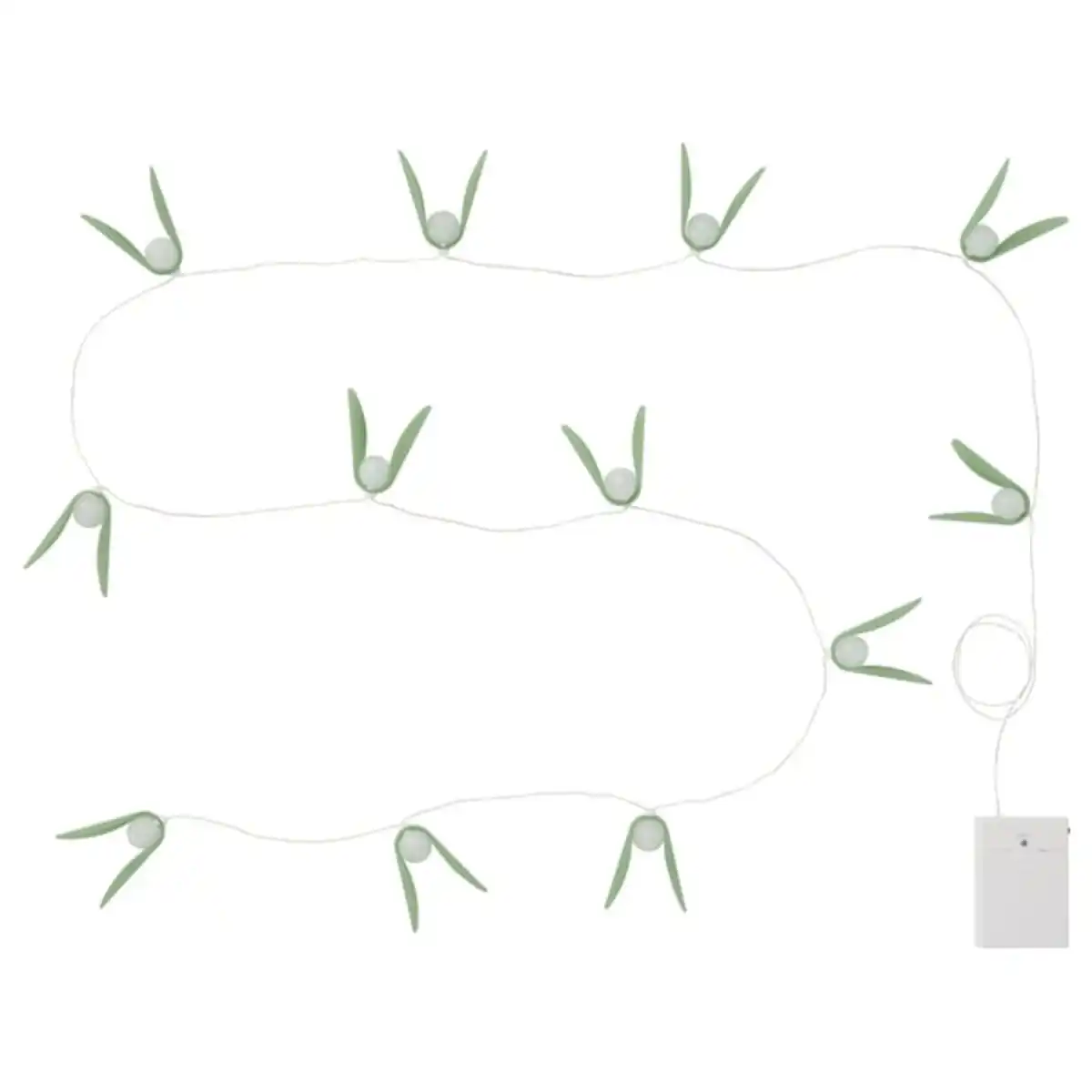 Bild 1 von STRÅLA Lichterkette, LED, Mistel batteriebetrieben/grün, 2.80 m