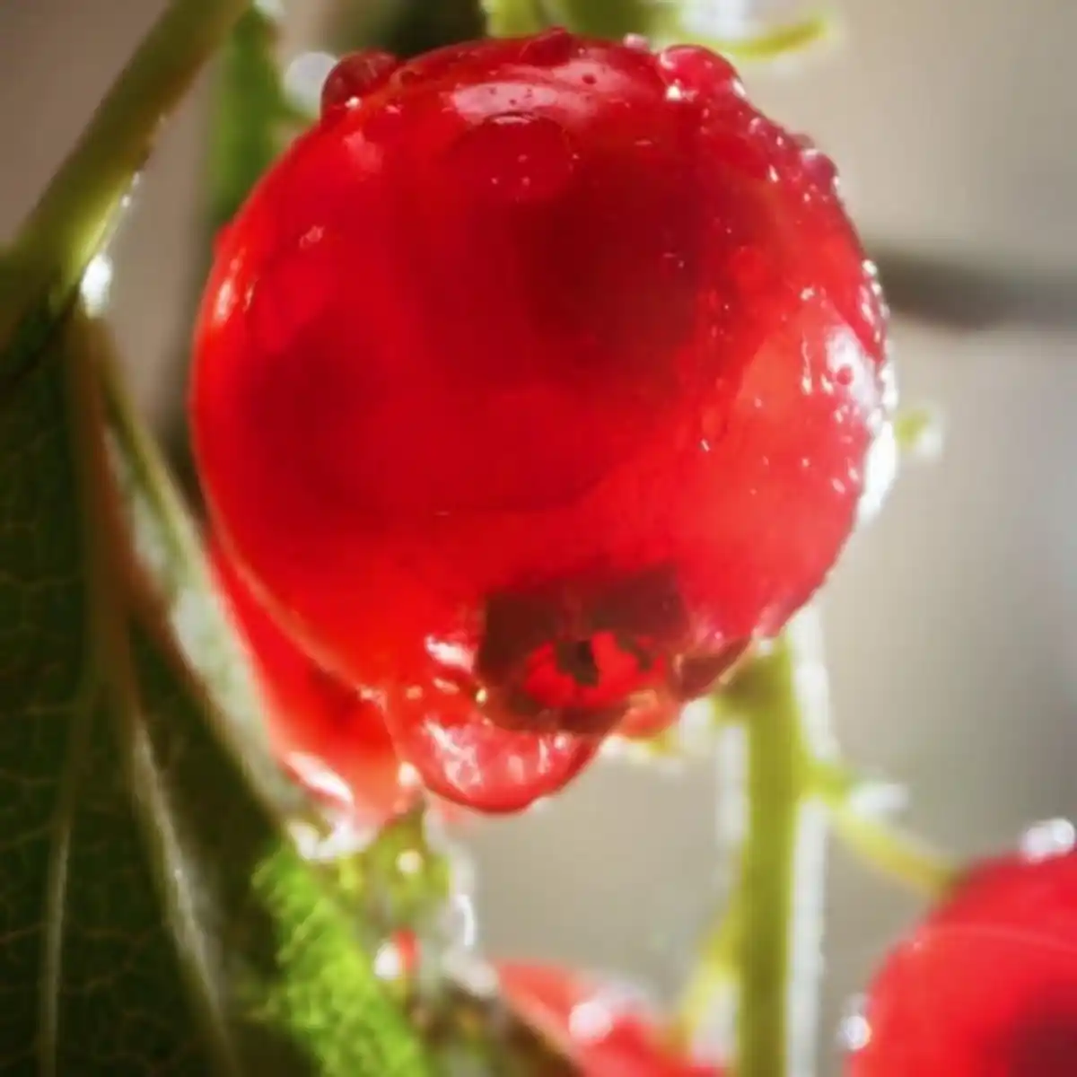 Bild 2 von HÖKGÖK Duftkerze im Glas, Rote Beeren hellrosa, 12 Std.