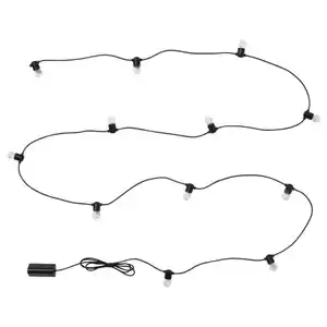 UTSUND Lichterkette (12), LED, für draußen/batteriebetrieben schwarz