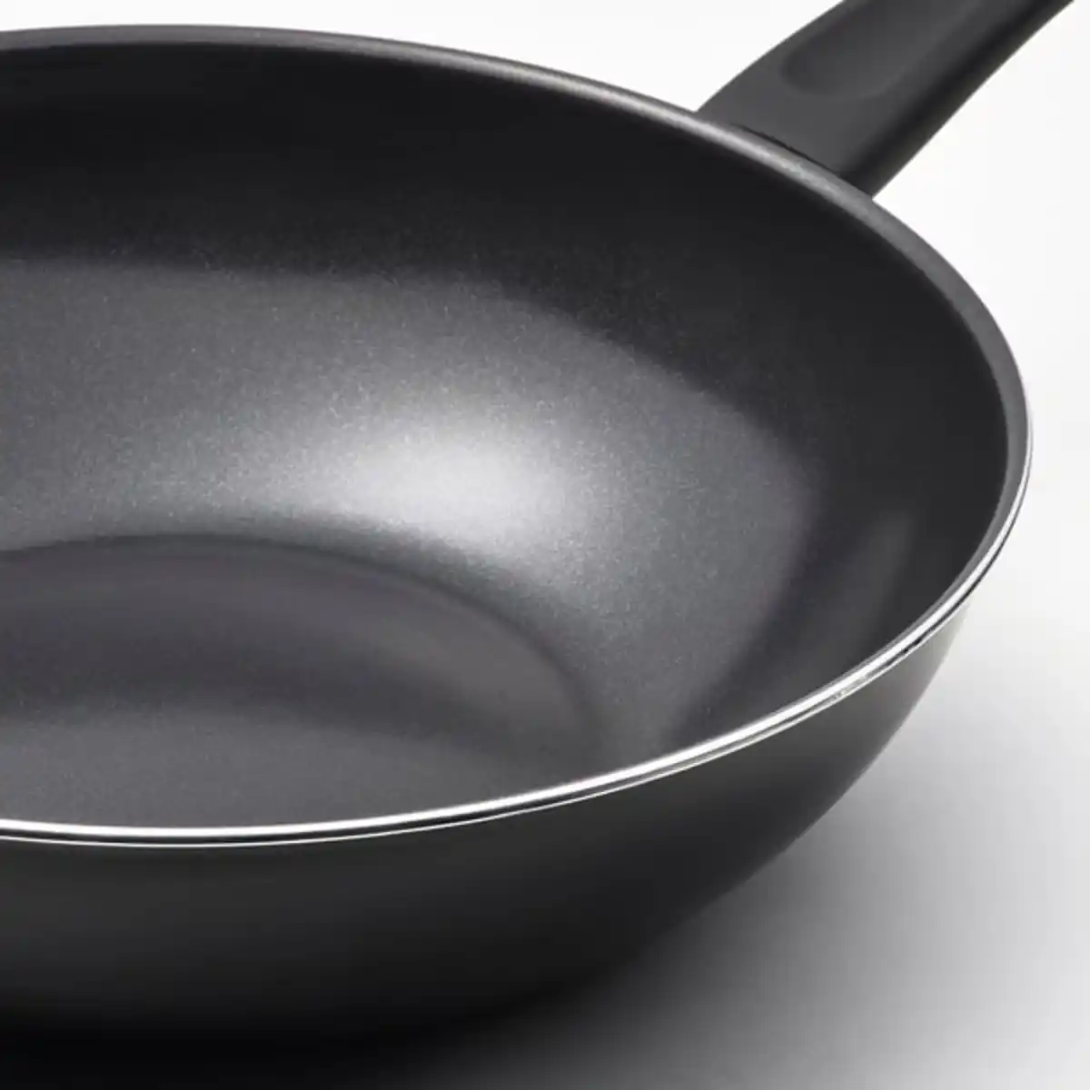 Bild 3 von HEMLAGAD Wok mit Deckel, Antihaftbeschichtung schwarz, 28 cm