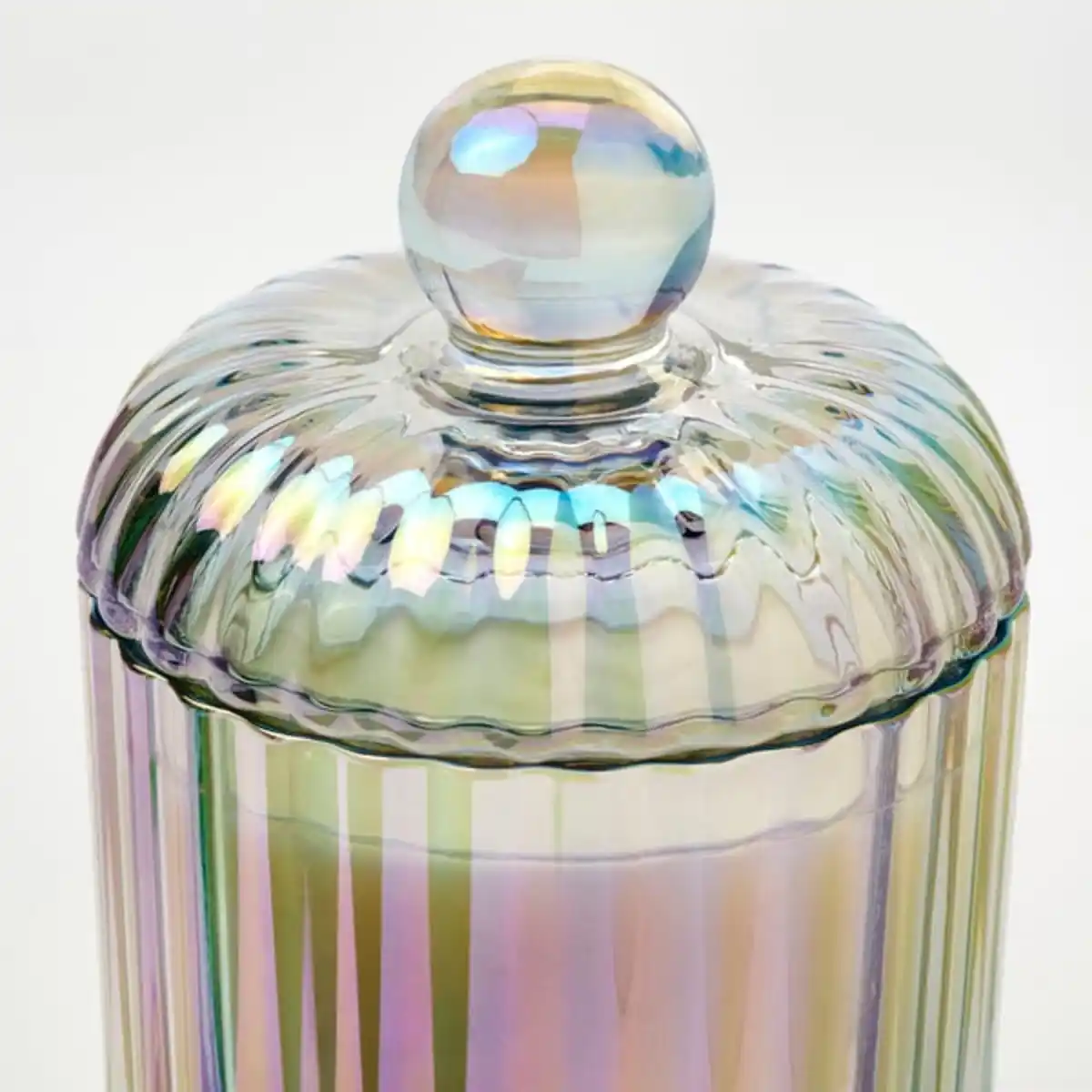 Bild 4 von RÄFFELBJÖRK Duftkerze im Glas, 2 Dochte/Deckel, Rose &amp; Nelke perlmuttfarben, 50 Std.
