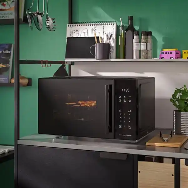 Bild 3 von GÅTEBO Mikrowelle, Heißluftfrittierfunktion IKEA 500/schwarz
