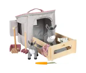 small foot Spielset Esel mit Stall