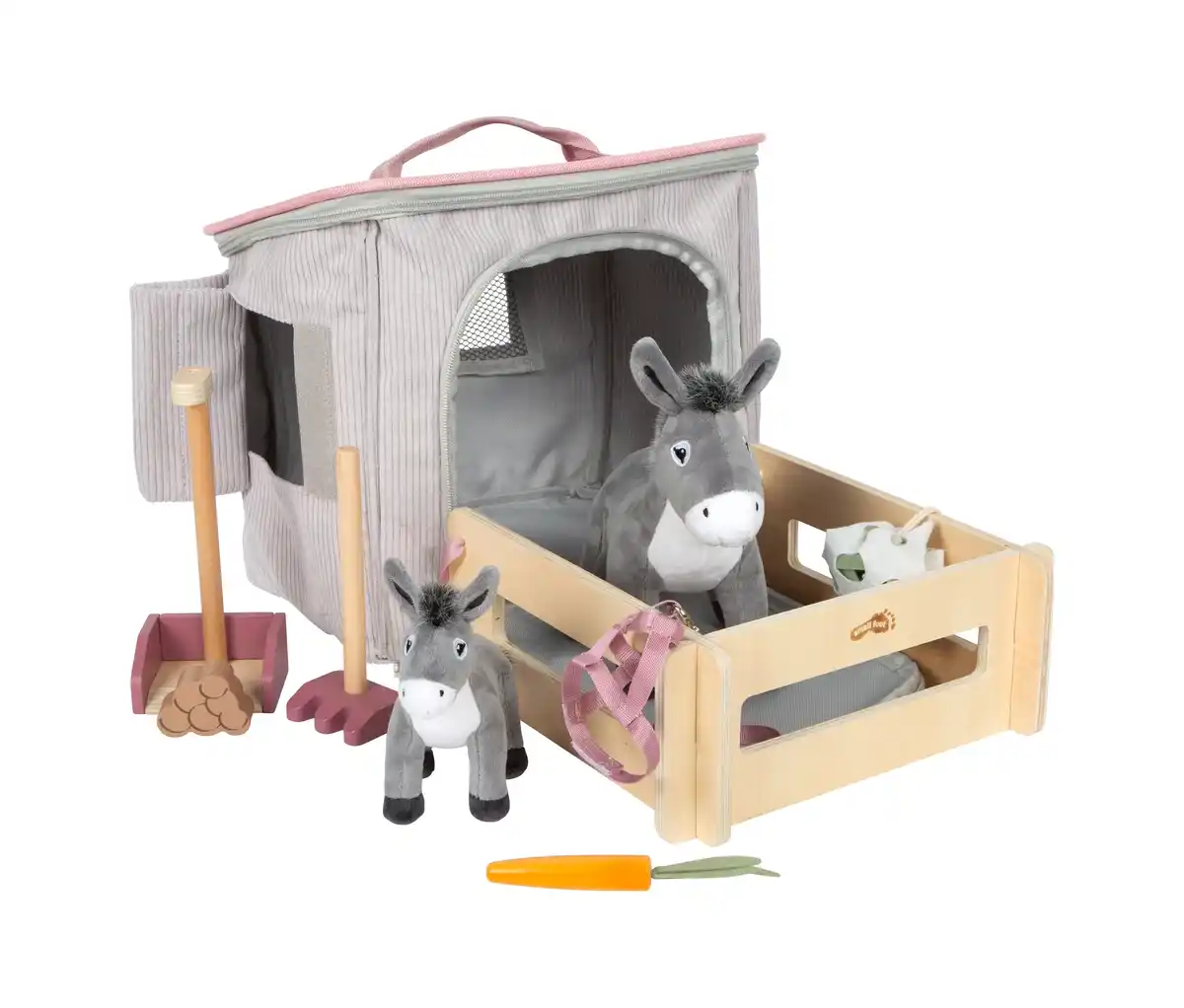 Bild 1 von small foot Spielset Esel mit Stall