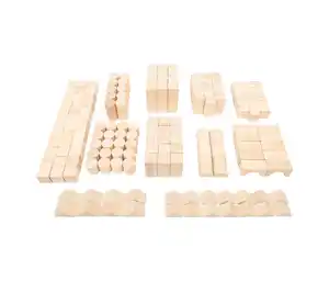200 small foot Holzbausteine