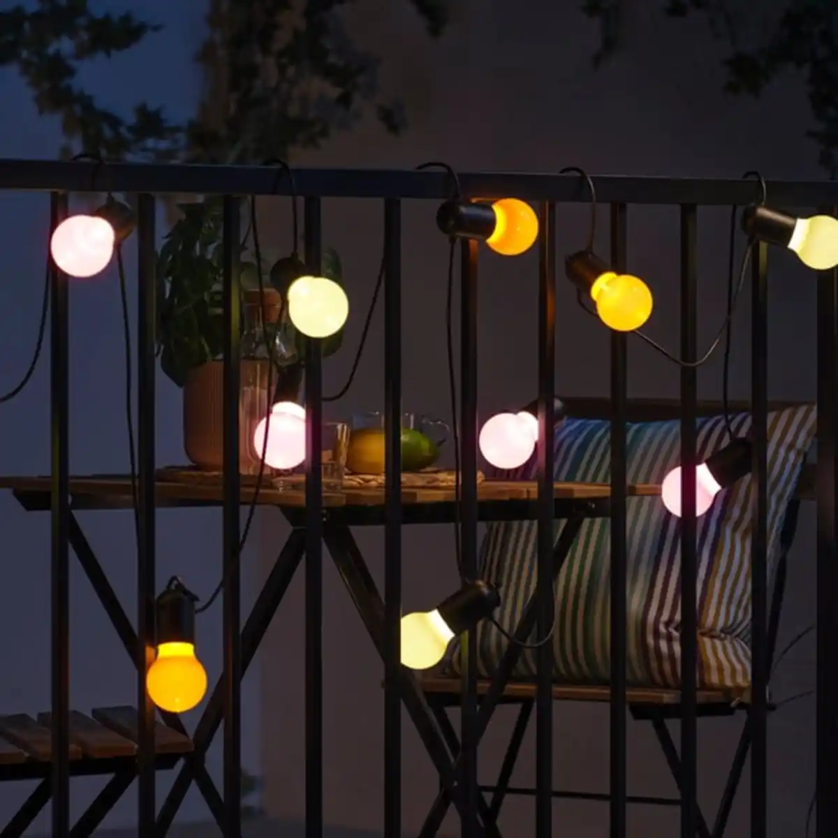 Bild 2 von SOLVINDEN Lichterkette (12), LED, für draußen/bunt