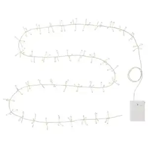 STRÅLA Lichterkette, LED, batteriebetrieben mikro