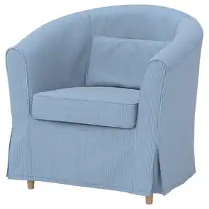 TULLSTA Sessel, Sjölyckan dunkelblau/beige Streifen