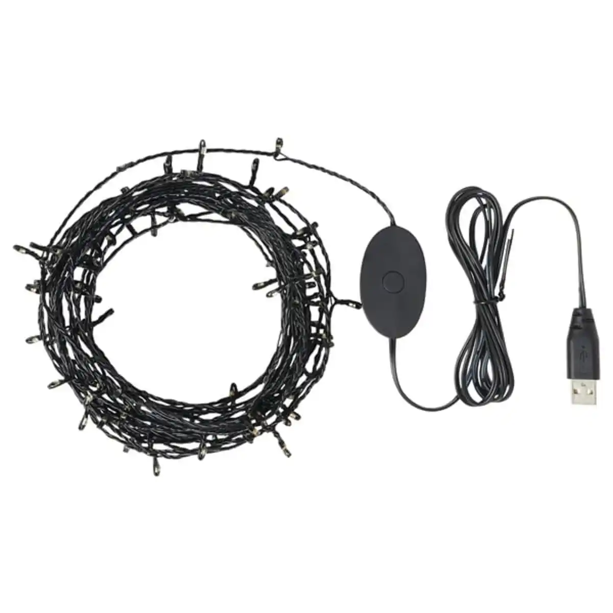 Bild 1 von STRÅLA Lichterkette (100), LED, schwarz