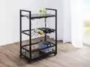 Bild 2 von Prestige Home Living Indoor Servierwagen auf Rollen, ca. 60 x 34 x 90 cm - Braun