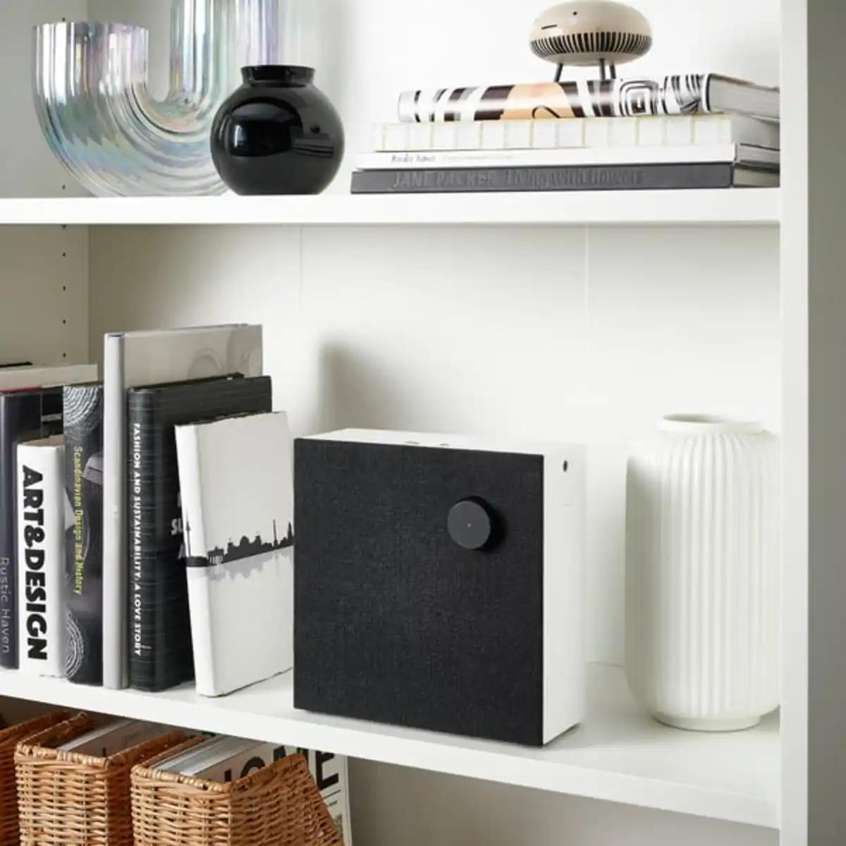 Bild 4 von VAPPEBY Front für Bluetooth®-Lautsprecher, schwarz, 20x20 cm