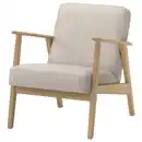 Bild 1 von EKENÄSET Sessel, Eichenachbildung/Kilanda hellbeige