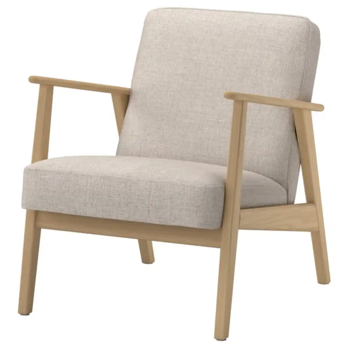 Bild 1 von EKENÄSET Sessel, Eichenachbildung/Kilanda hellbeige