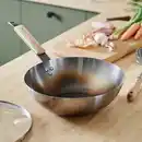 Bild 3 von VARDAGEN Wok mit Deckel, Glas/Karbonstahl Buche, 28 cm