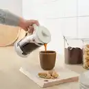 Bild 3 von UPPHETTA Kaffee-/Teezubereiter, Glas/Edelstahl elfenbeinweiß, 1 l