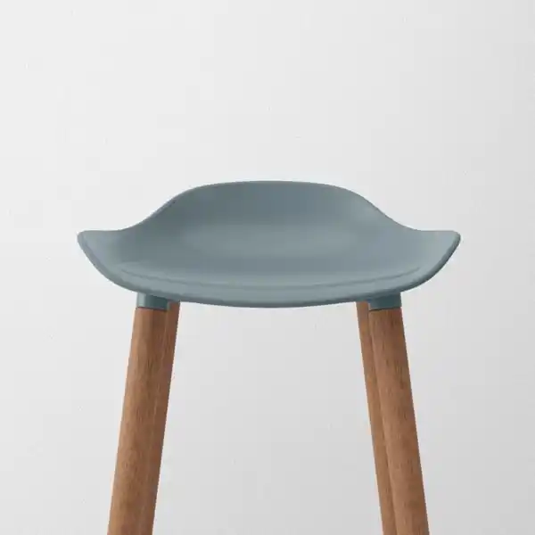 Bild 2 von GRÖNSTA Barhocker, Arbeitsplattenhöhe grautürkis/drinnen/draußen, 64 cm