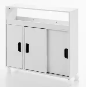 HC Home & Living Bad Nischenschrank mit Schubladen und Ablage, ca. 70 x 20 x 71 cm - Weiß