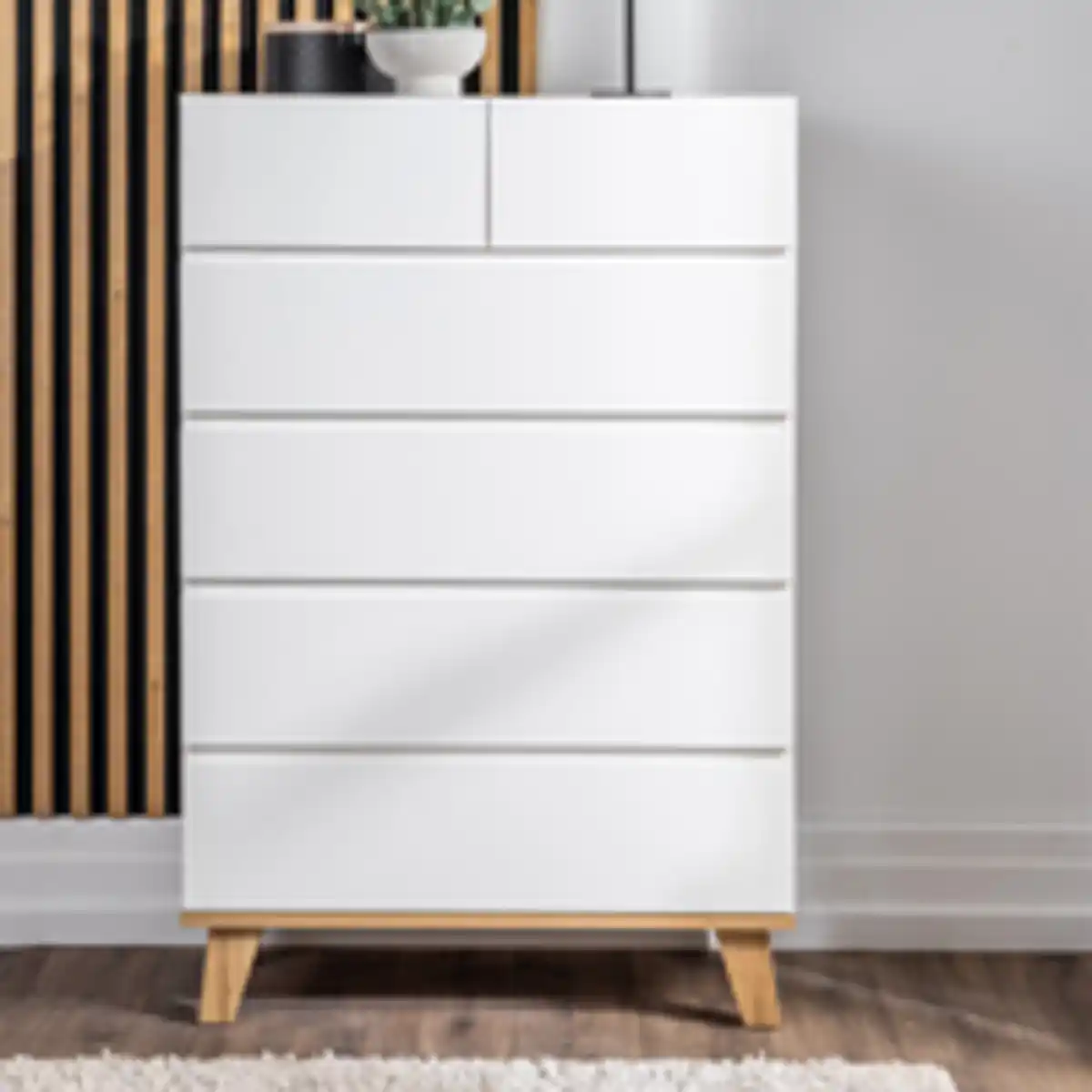Bild 2 von Better Home Kommode, ca. 80 x 39,5 x 122,9 cm - Weiß