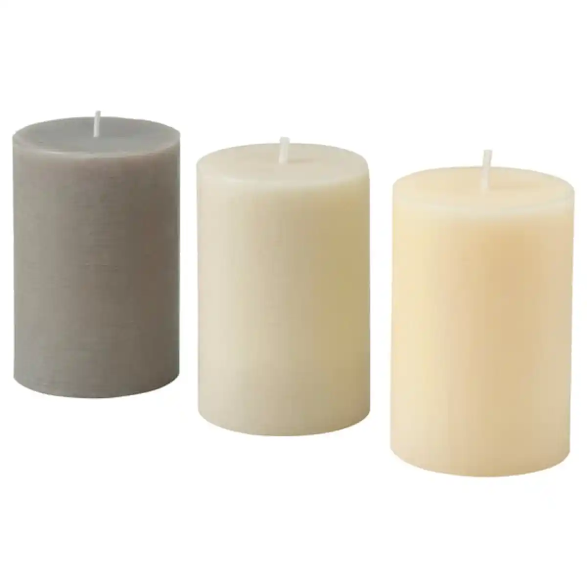 Bild 1 von LOTSFÅGEL Duftende Blockkerze, Vanille beige, 30 Std.