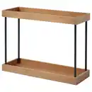 Bild 1 von NÅLBLECKA Miniregal für Arbeitsplatte, Metall/Bambus, 38x13x28 cm