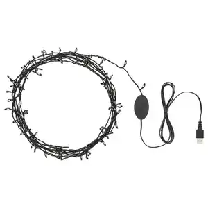 STRÅLA Lichterkette, LED, mikro bunt