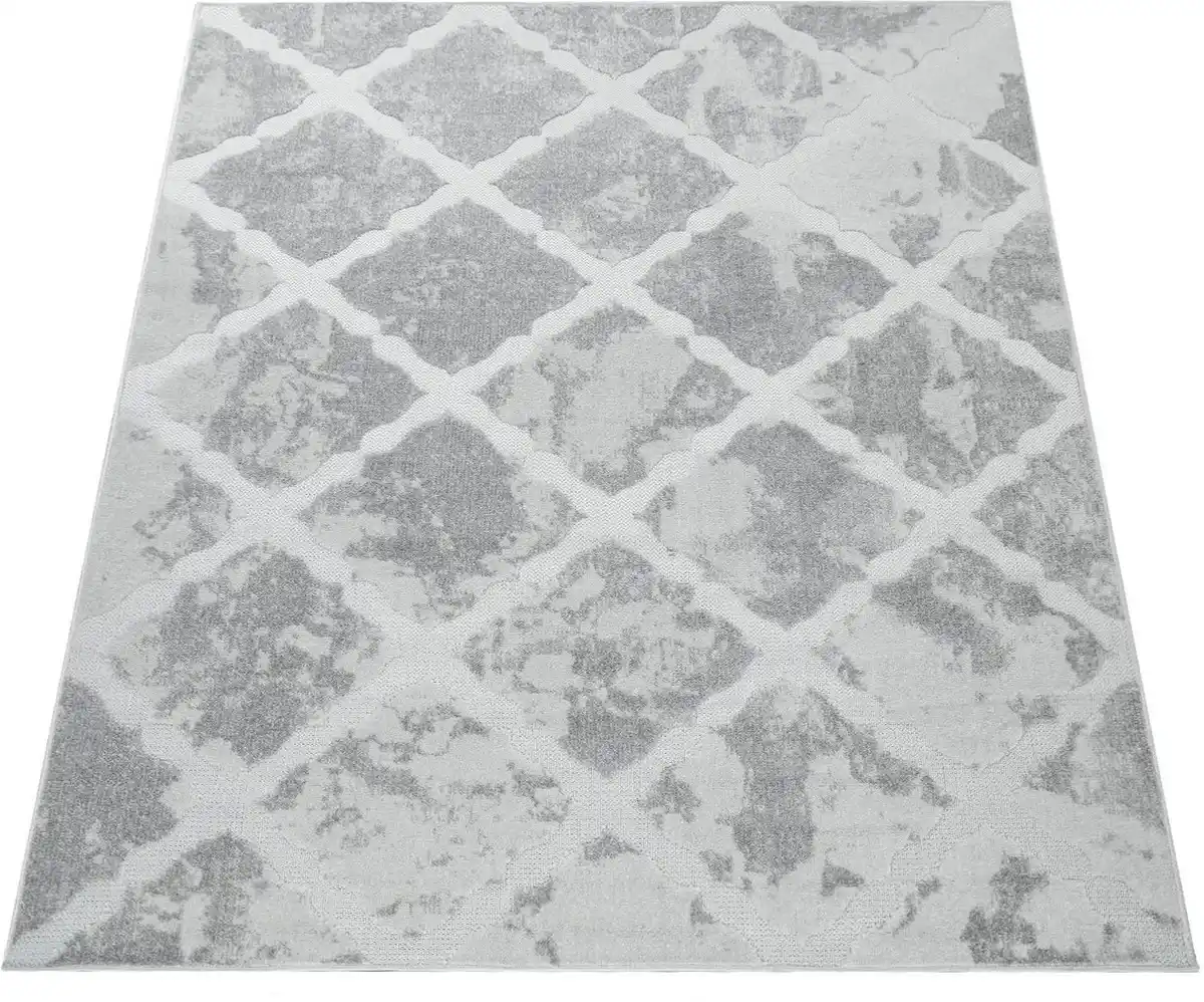 Bild 1 von Paco Home Teppich Stilo 859, rechteckig, Höhe: 12 mm, Hoch-Tief-Struktur, In- und Outdoor geeignet, Wohnzimmer