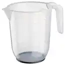 Bild 1 von BEHÖVA Messbecher, transparent/grau, 1 l