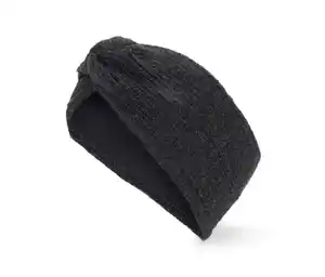 Strick-Stirnband, anthrazit