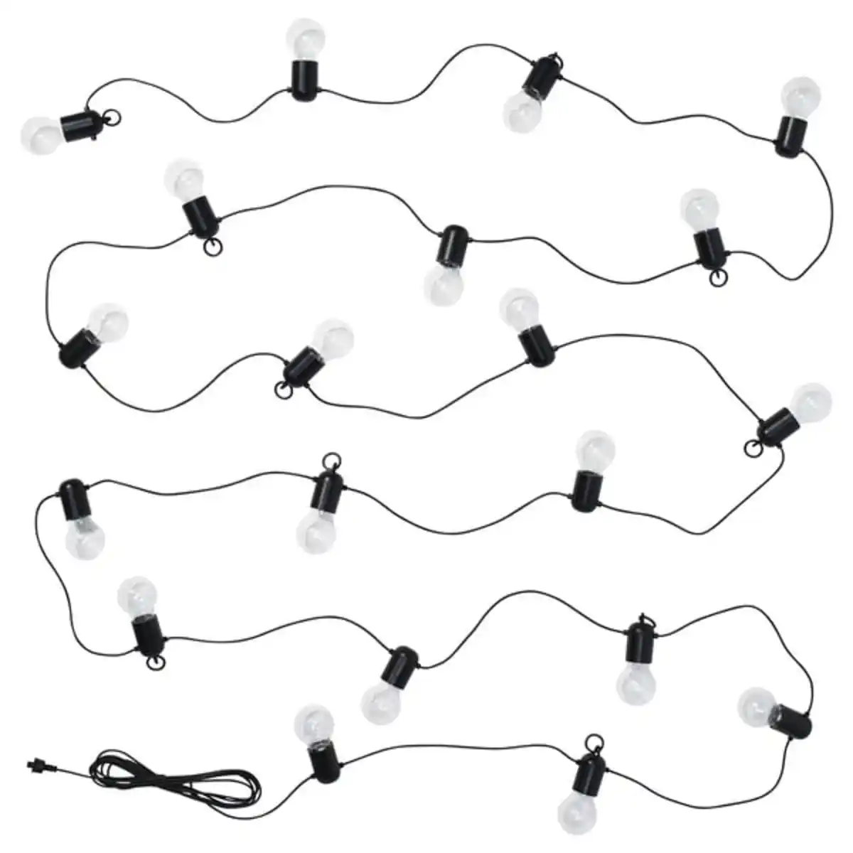 Bild 1 von SVARTRÅ Lichterkette (20), LED, für draußen schwarz