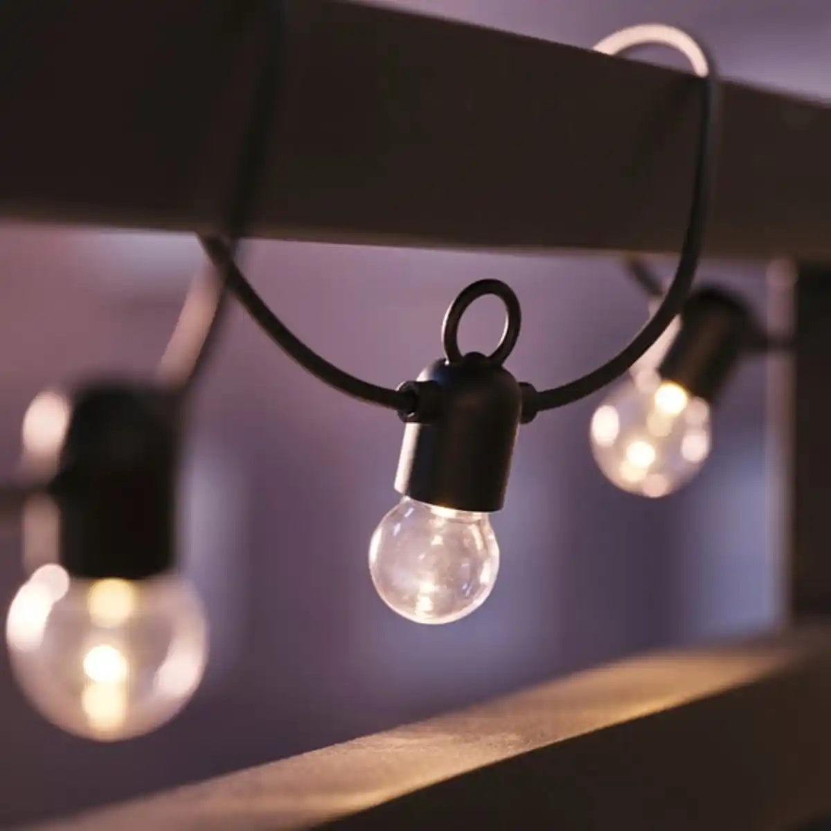 Bild 3 von UTSUND Lichterkette (24), LED, für draußen schwarz