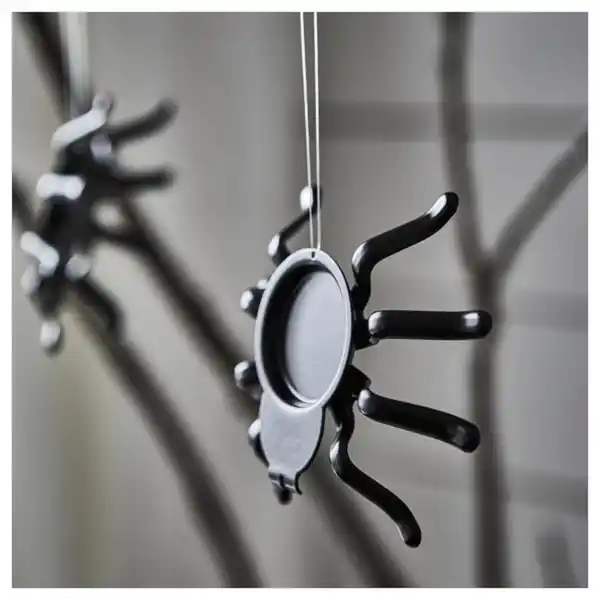 Bild 3 von KUSTFYR Teelichthalter, Spinne schwarz, 2 cm
