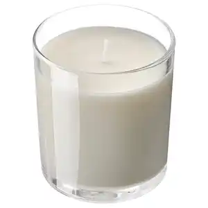 LOTSFÅGEL Duftkerze im Glas, Vanille blassbeige, 40 Std.