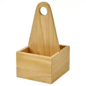 CHOKLADHAJ Fach tragbar, Holz, 12x11 cm