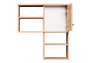 Schildmeyer Wandregal Isola, Wandregal, melaminharzbeschichtet,Made in Germany, B: 60 cm, Solide Verarbeitung - Dieses Produkt ist in Deutschland gefertigt