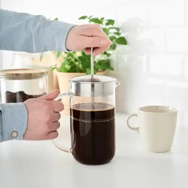Bild 2 von IKEA 365+ Kaffee-/Teezubereiter, Klarglas/Edelstahl, 1 l