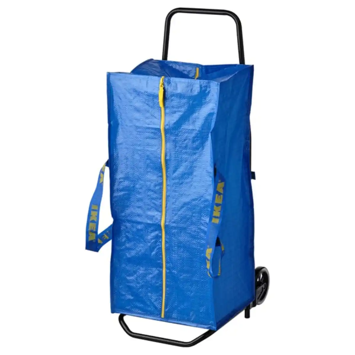 Bild 1 von RULLEBÖR / FRAKTA Karre mit Tasche, schwarz/blau