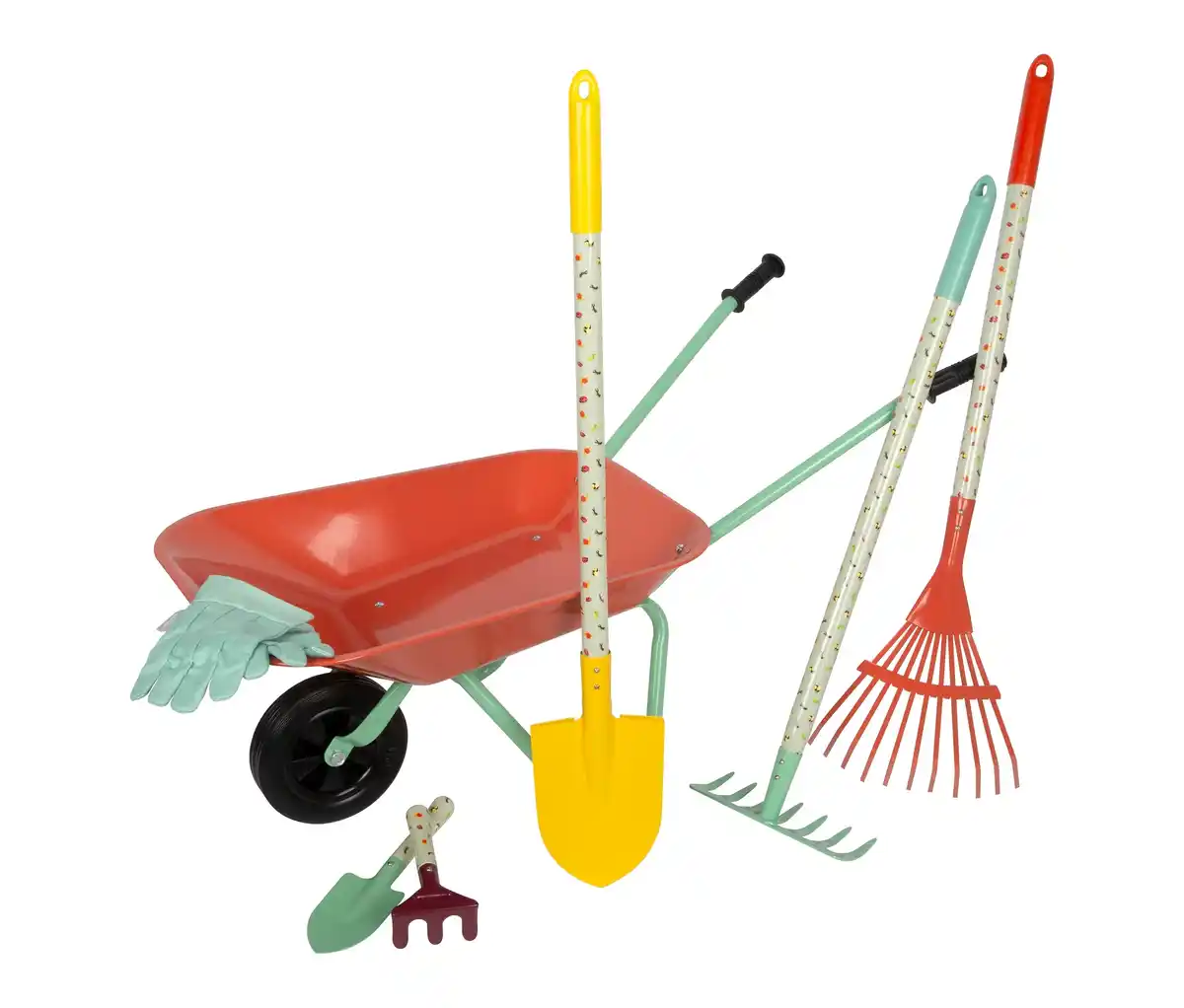 Bild 1 von small foot Schubkarre mit Gartenwerkzeug, groß