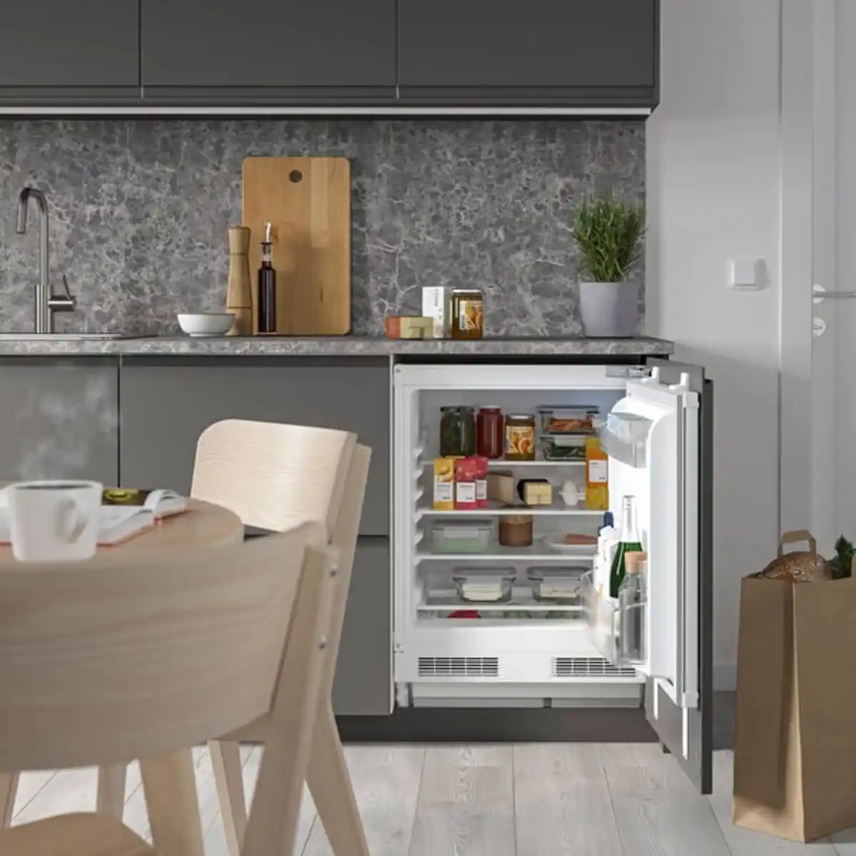 Bild 2 von FASTNÄS Unterbaukühlschrank, IKEA 500 integriert, 130 l