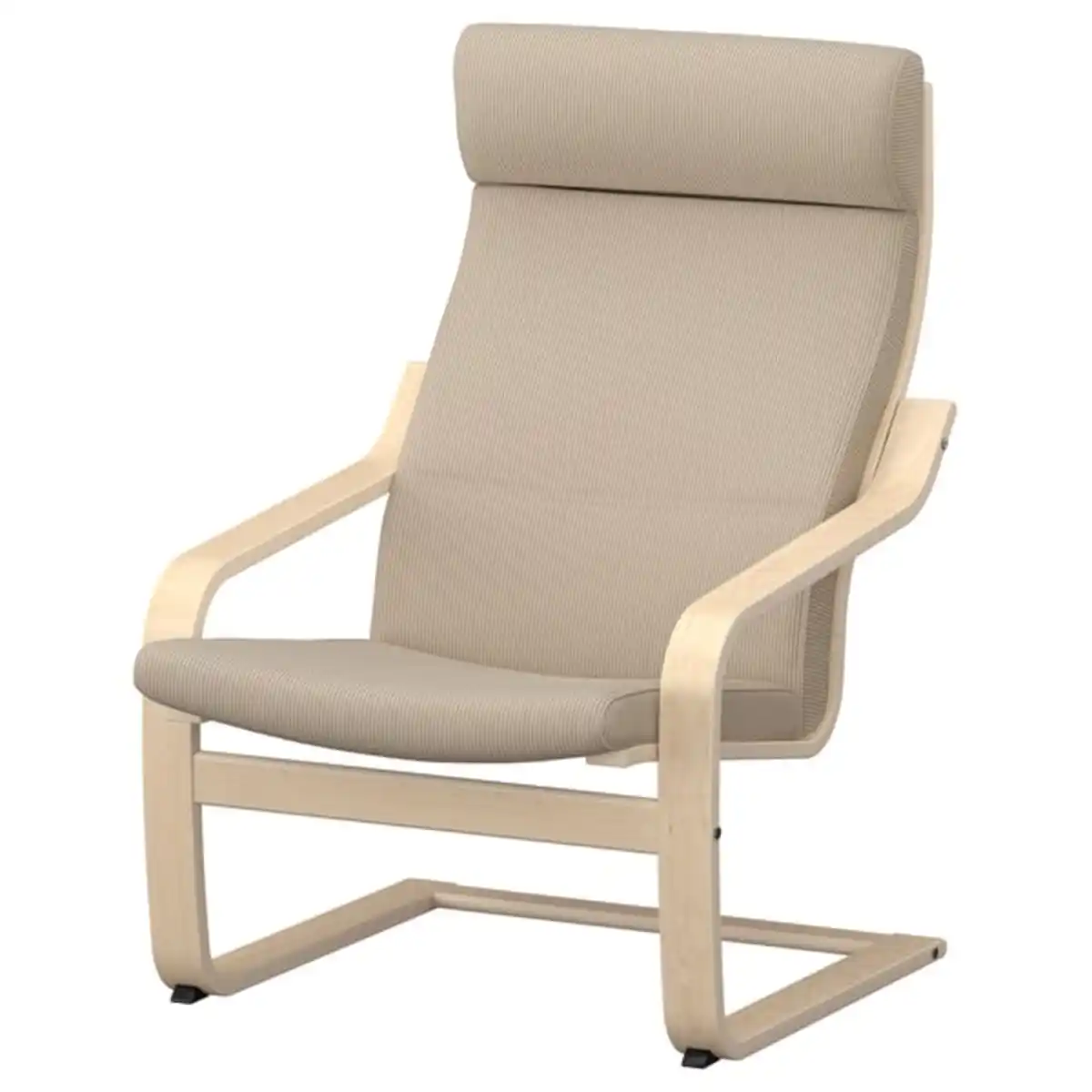 Bild 1 von POÄNG Sessel, Birkenfurnier/Kelinge beige