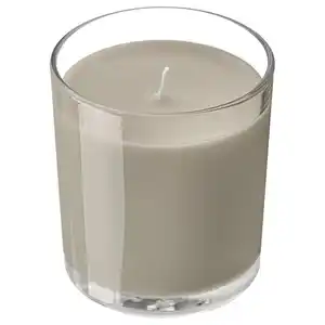 LOTSFÅGEL Duftkerze im Glas, Sandelholz &amp; Pat­schu­li braun, 40 Std.