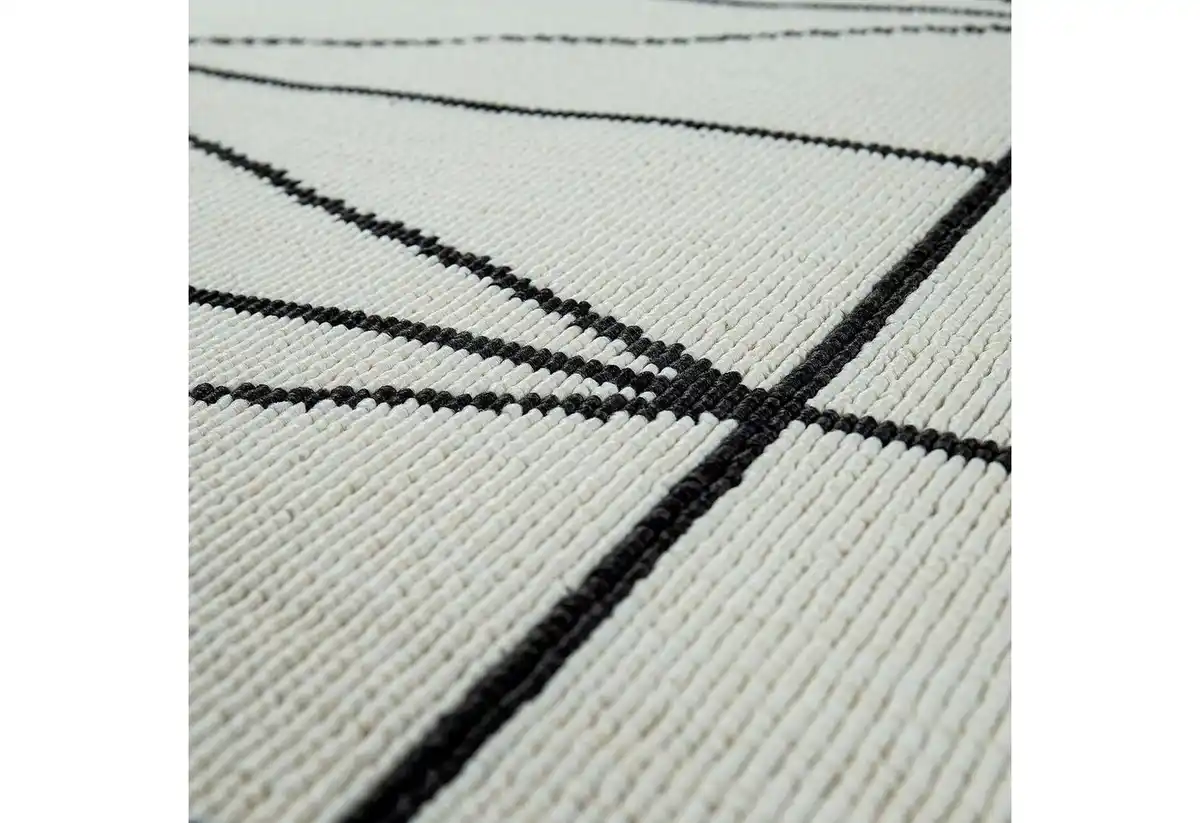 Bild 1 von Paco Home Teppich Brugge 224, rechteckig, Höhe: 4 mm, Flachgewebe, modernes gemetrisches Muster, In- und Outdoor geeignet
