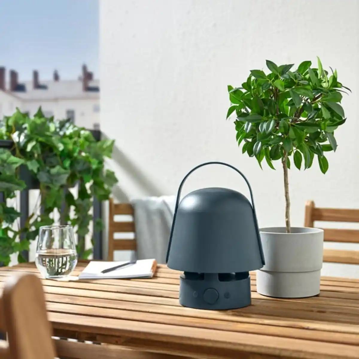 Bild 4 von VAPPEBY Leuchte m Bluetooth-Lautsprecher, für draußen/blau