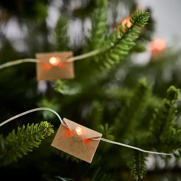 Bild 2 von STRÅLA Lichterkette, LED, Kuvert batteriebetrieben/rot, 2.80 m