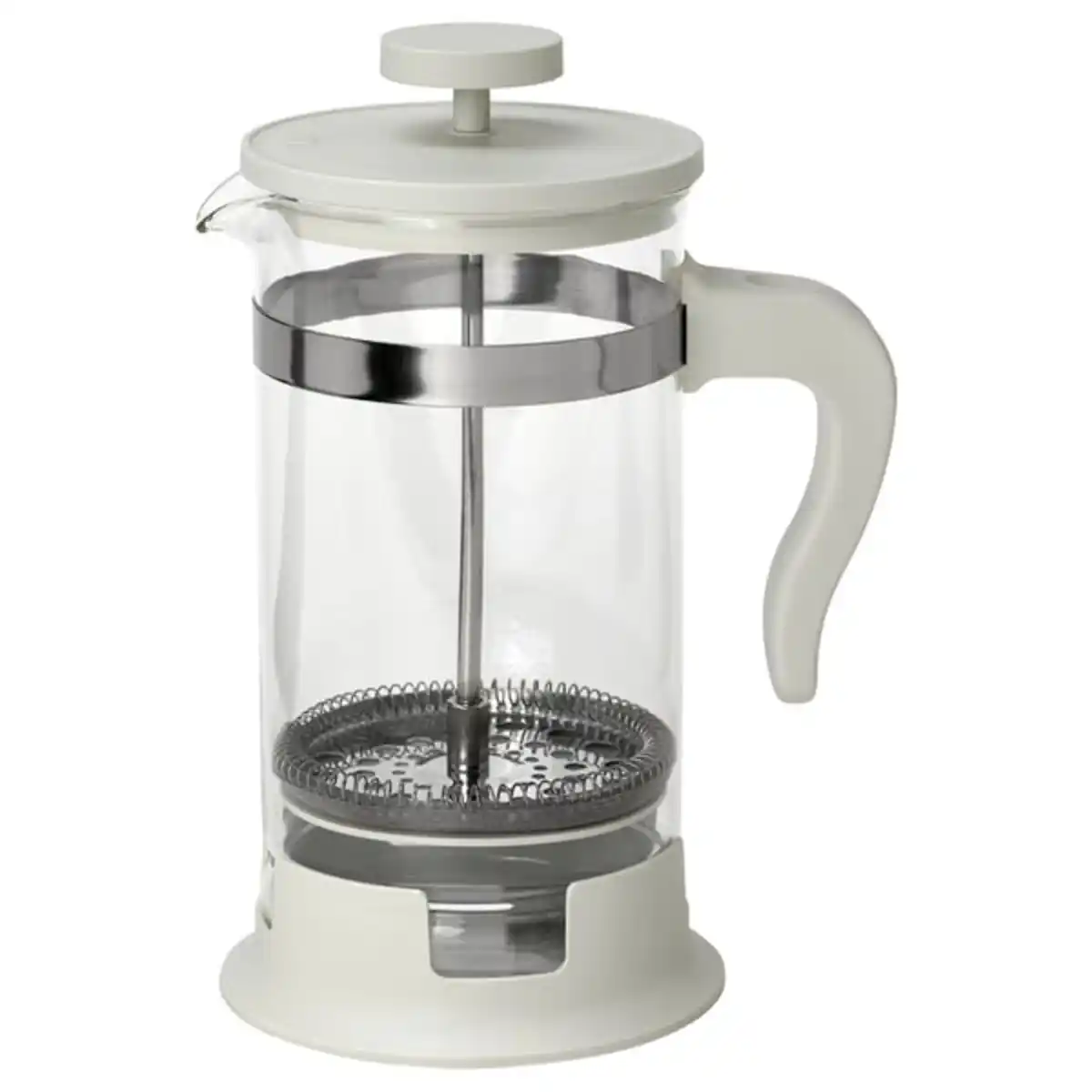 Bild 1 von UPPHETTA Kaffee-/Teezubereiter, Glas/Edelstahl elfenbeinweiß, 1 l