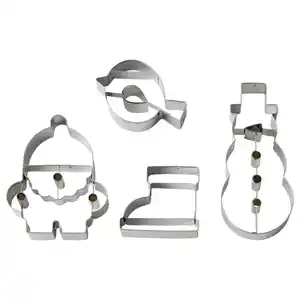 VINTERFINT Förmchen 4er-Set, verschiedene Formen Edelstahl